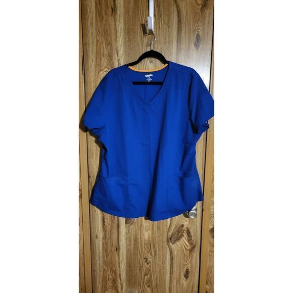 Scrub Star royal blue scrub top - Picture 1 of 7